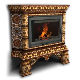 Каминная облицовка КимрПечь Кострома угловая Октябрь